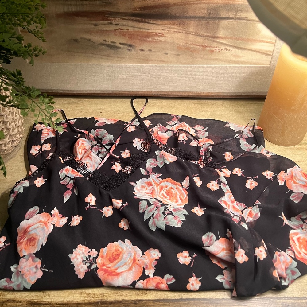 Floral mini dress